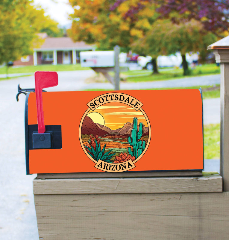 Scottsdale Arizona Design A Souvenir Magnetic Mailbox Cover