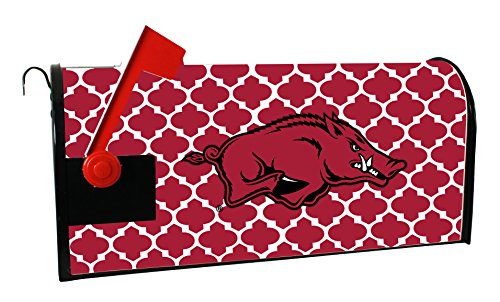 Arkansas Razorbacks NCAA Officially Licensed Mailbox Cover Moroccan Design