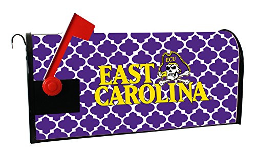 East Carolina Pirates NCAA Officially Licensed Mailbox Cover Moroccan Design