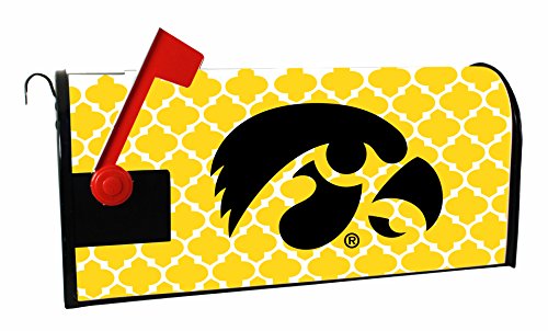 Iowa Hawkeyes NCAA Officially Licensed Mailbox Cover Moroccan Design