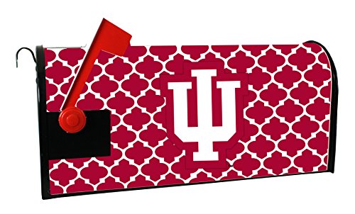 R and R Imports Indiana Hoosiers Moroccan Pattern Magnetic Mailbox Cover