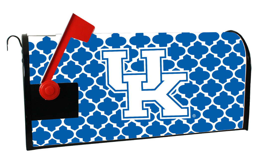 Kentucky Wildcats Mailbox Cover-University of Kentucky Magnetic Mail Box Cover-Moroccan Design