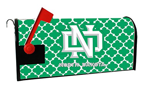 North Dakota Fighting Hawks NCAA Officially Licensed Mailbox Cover Moroccan Design
