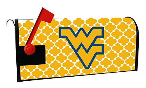 West Virginia Mountaineers NCAA Officially Licensed Mailbox Cover Moroccan Design