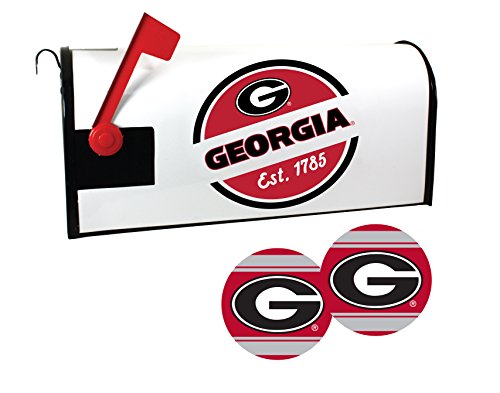 Georgia Bulldogs NCAA Officially Licensed Mailbox Cover & Sticker Set