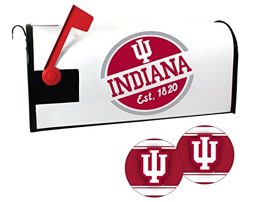 Indiana Hoosiers NCAA Officially Licensed Mailbox Cover & Sticker Set