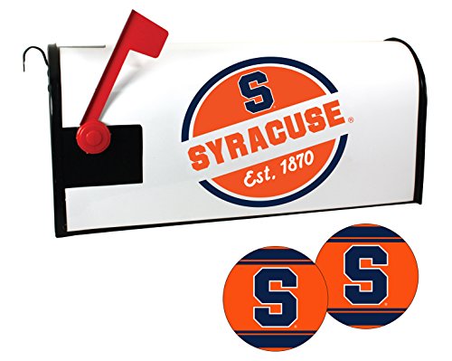 Syracuse Orange NCAA Officially Licensed Mailbox Cover & Sticker Set
