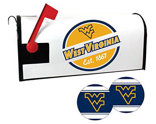 West Virginia Mountaineers NCAA Officially Licensed Mailbox Cover & Sticker Set