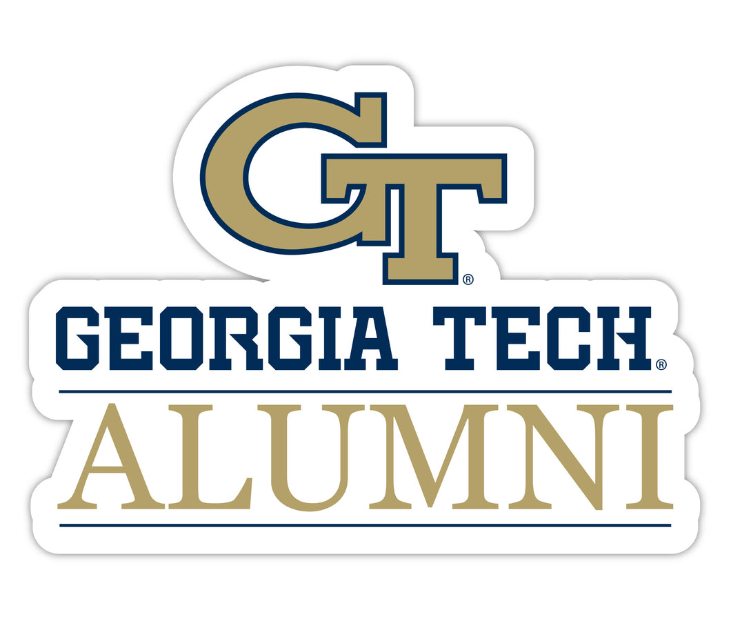 Georgia Tech Yellow Jackets 4-Inch Alumni NCAA Vinyl Sticker - Durable School Spirit Decal