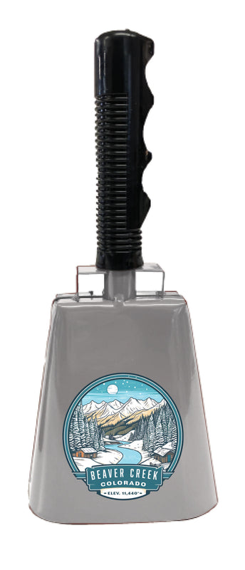 Beaver Creek Colorado Design B Souvenir Destination Cowbell
