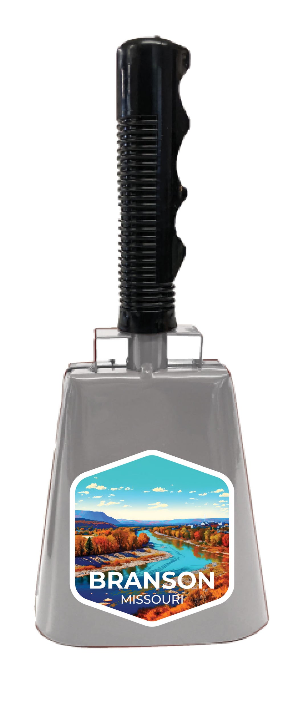 Branson Missouri Design B Souvenir Destination Cowbell