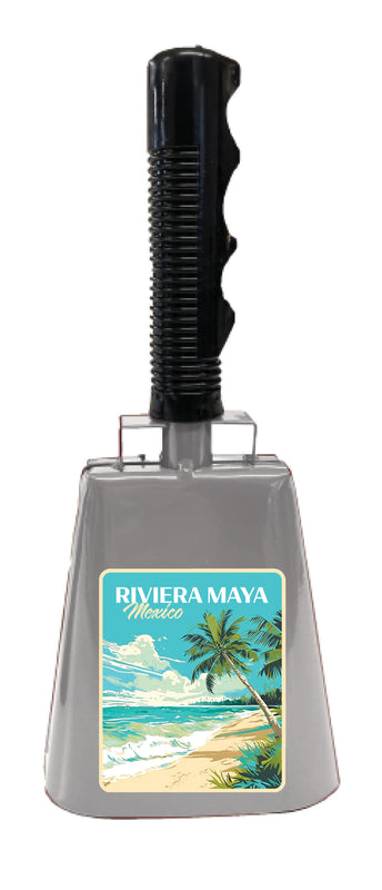 Riviera Maya Mexico Design C Souvenir Destination Cowbell