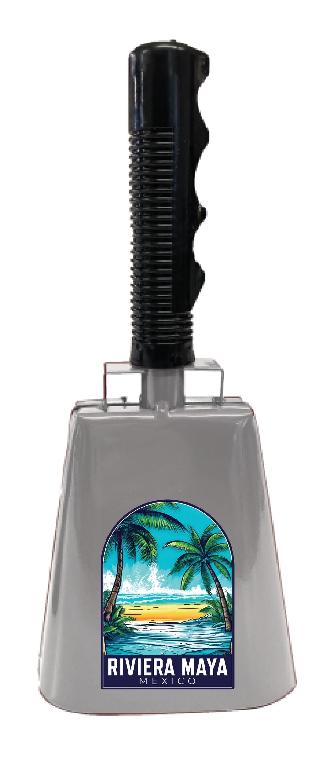 Riviera Maya Mexico Design B Souvenir Destination Cowbell