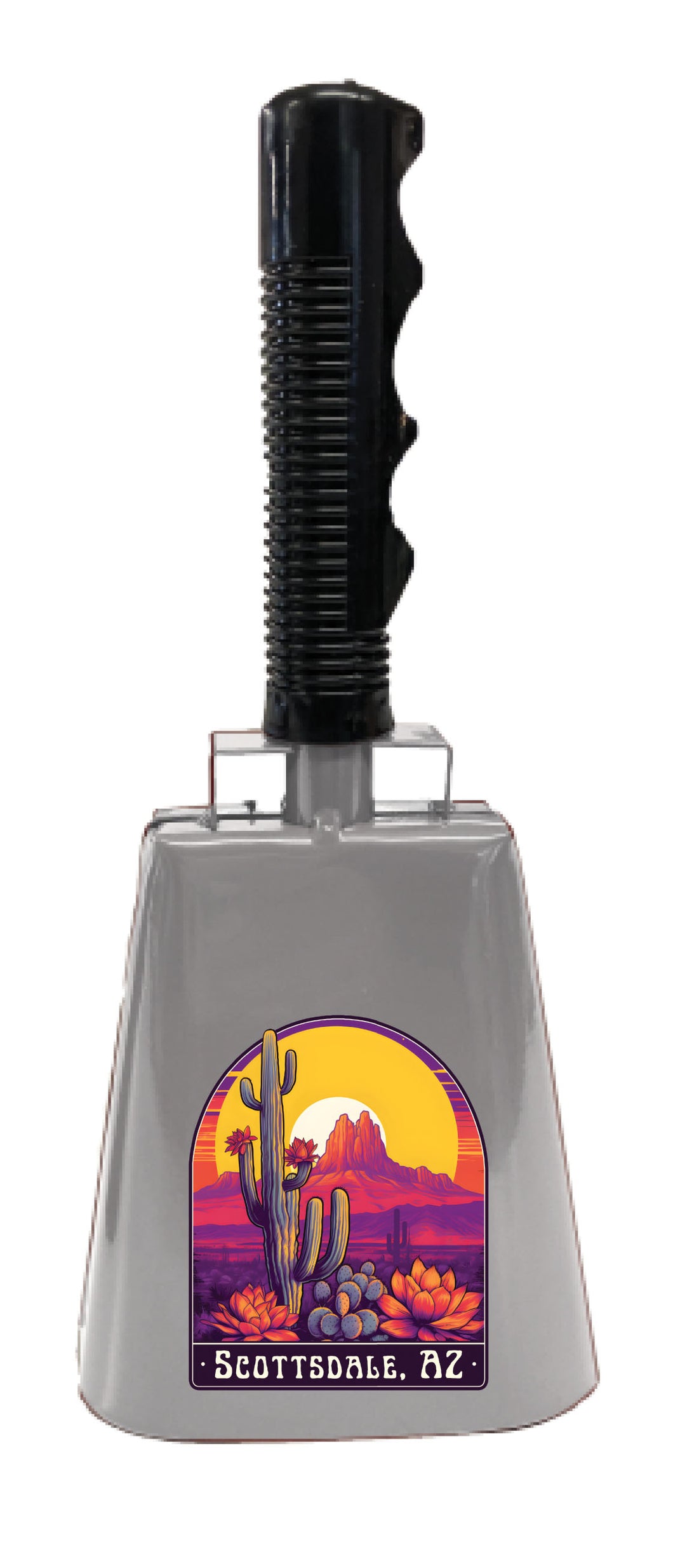 Scottsdale Arizona Design B Souvenir Destination Cowbell