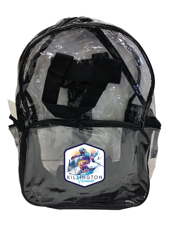 Killington Vermont Design A Souvenir Clear View Backpack