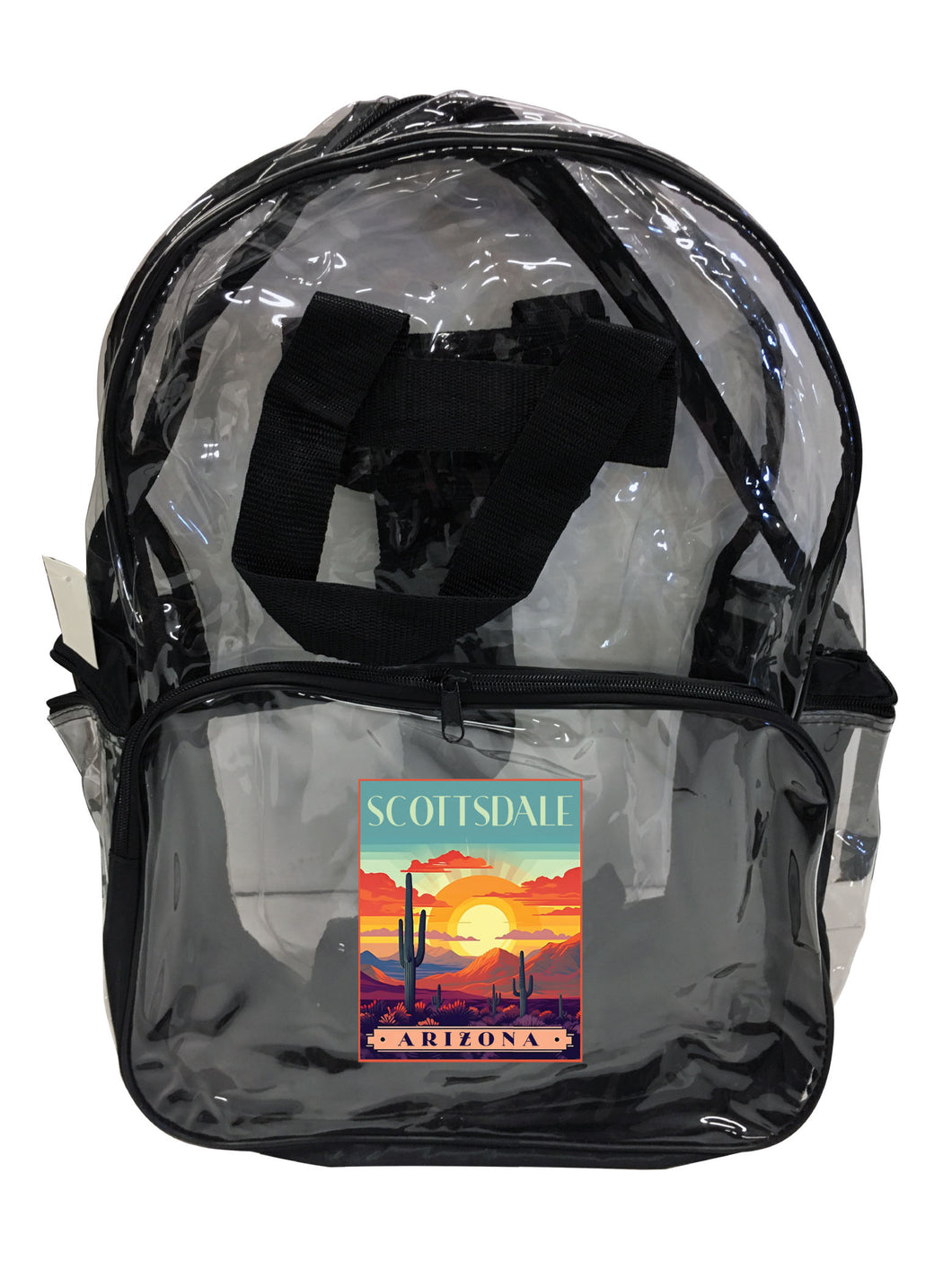 Scottsdale Arizona Design C Souvenir Clear View Backpack