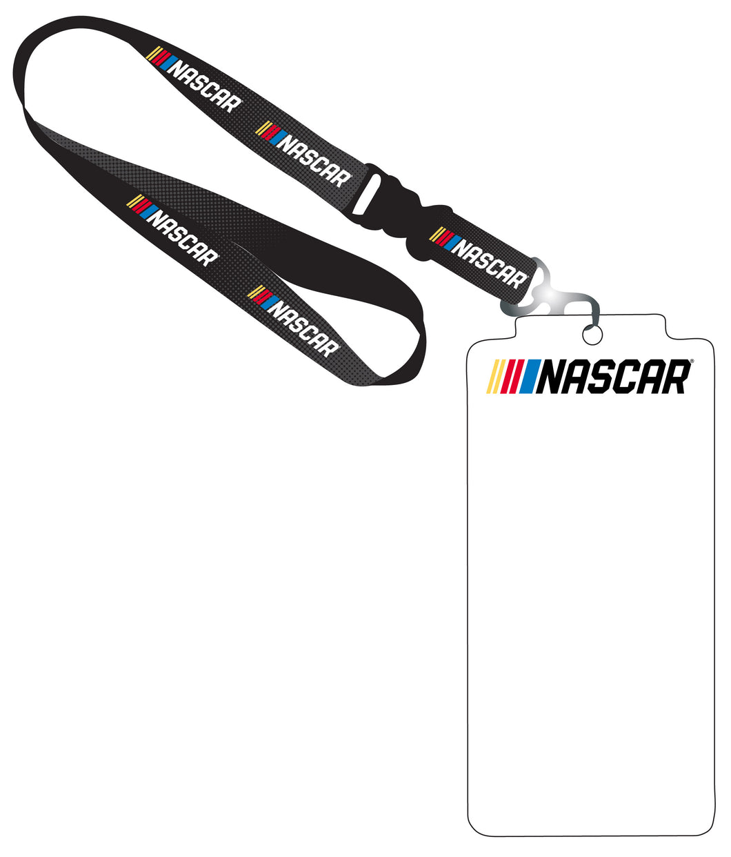 R and R Imports Nascar Credential Holder with Lanyard New for 2022