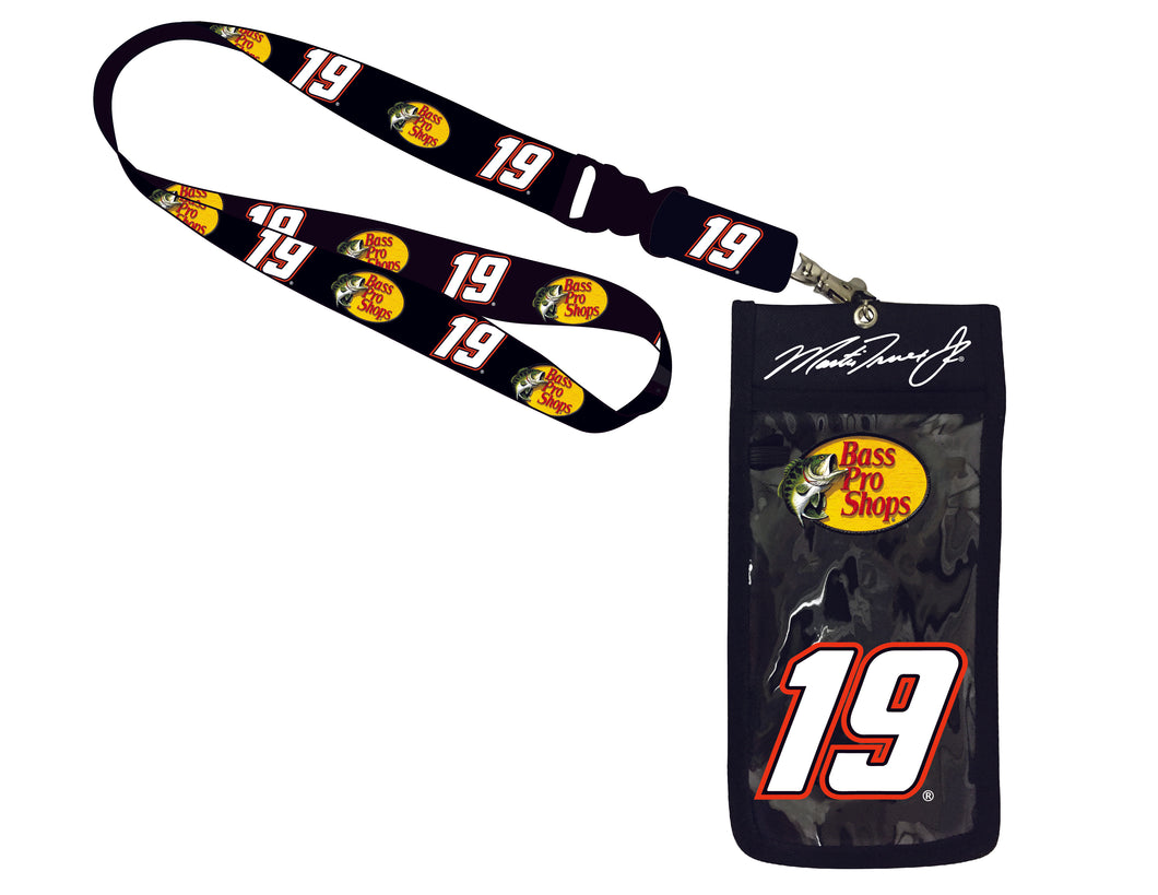 Martin Truex #19 Racing Nascar Deluxe Credential Holder w/Lanyard New for 2020