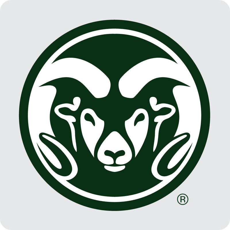 Colorado State Rams Officially Licensed Coasters - Choose Marble or Acrylic Material for Ultimate Team Pride