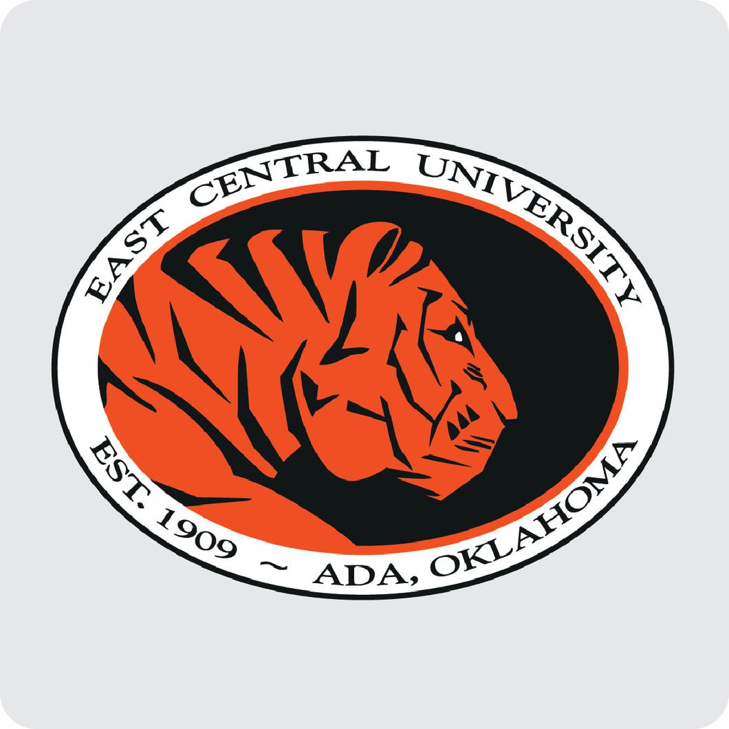 East Central University Tigers Officially Licensed Coasters - Choose Marble or Acrylic Material for Ultimate Team Pride