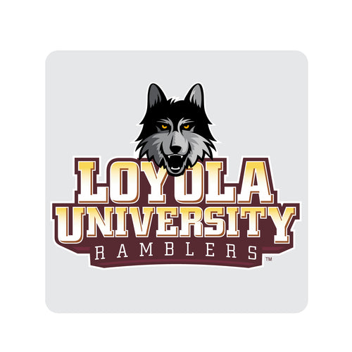 Loyola University Ramblers Officially Licensed Coasters - Choose Marble or Acrylic Material for Ultimate Team Pride