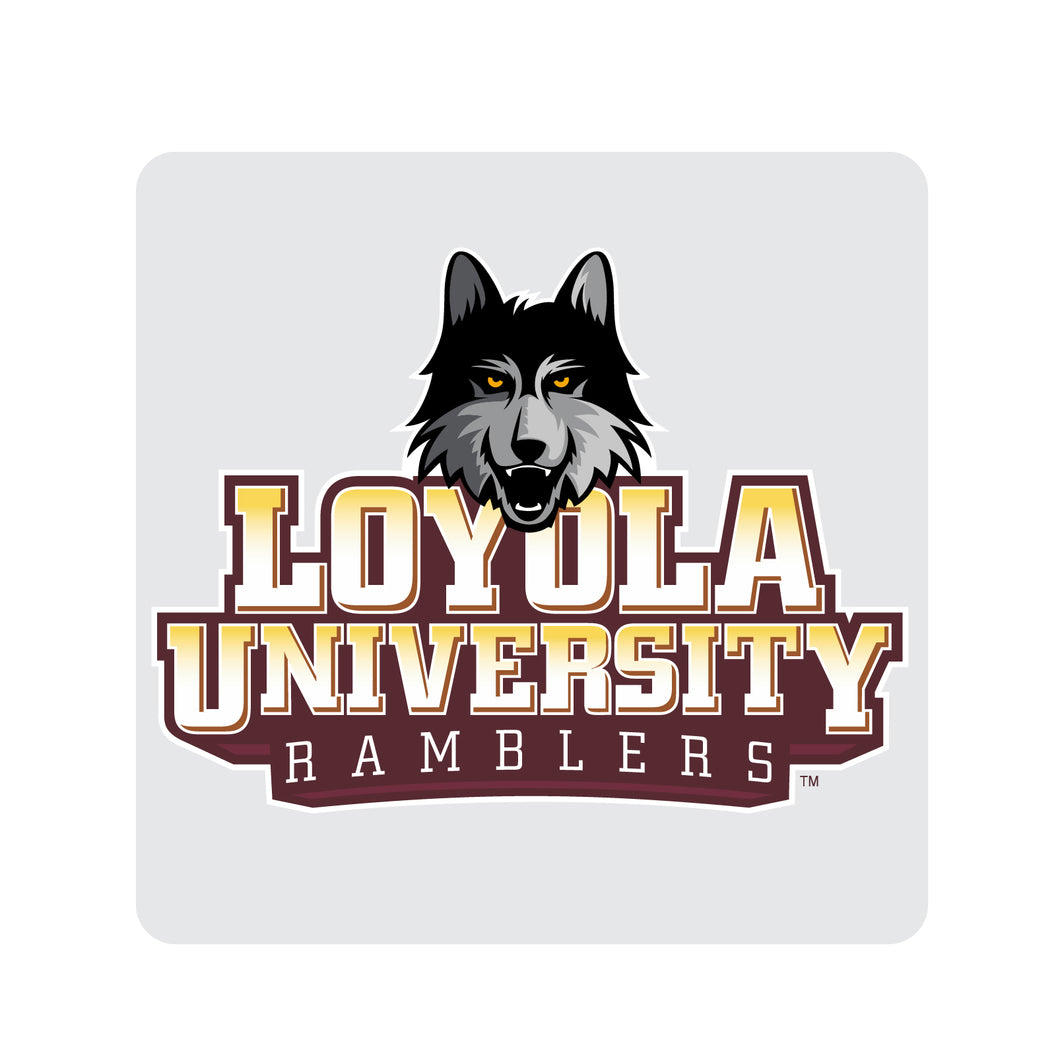 Loyola University Ramblers Officially Licensed Coasters - Choose Marble or Acrylic Material for Ultimate Team Pride