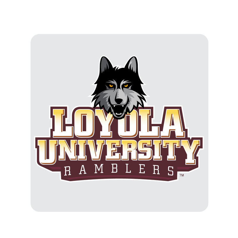 Loyola University Ramblers Officially Licensed Coasters - Choose Marble or Acrylic Material for Ultimate Team Pride