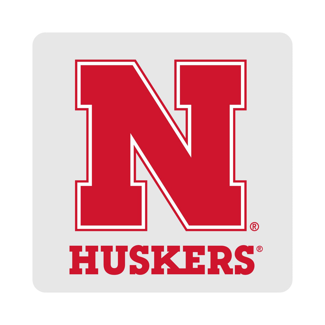 Nebraska Cornhuskers Officially Licensed Coasters - Choose Marble or Acrylic Material for Ultimate Team Pride