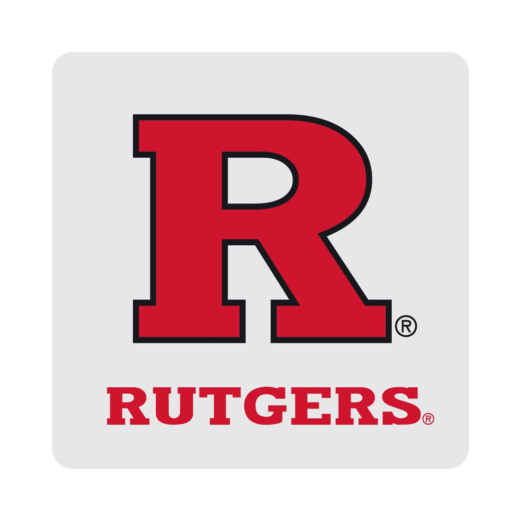 Rutgers Scarlet Knights Officially Licensed Coasters - Choose Marble or Acrylic Material for Ultimate Team Pride