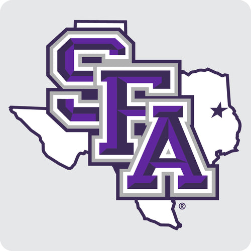 Stephen F. Austin State University Officially Licensed Coasters - Choose Marble or Acrylic Material for Ultimate Team Pride