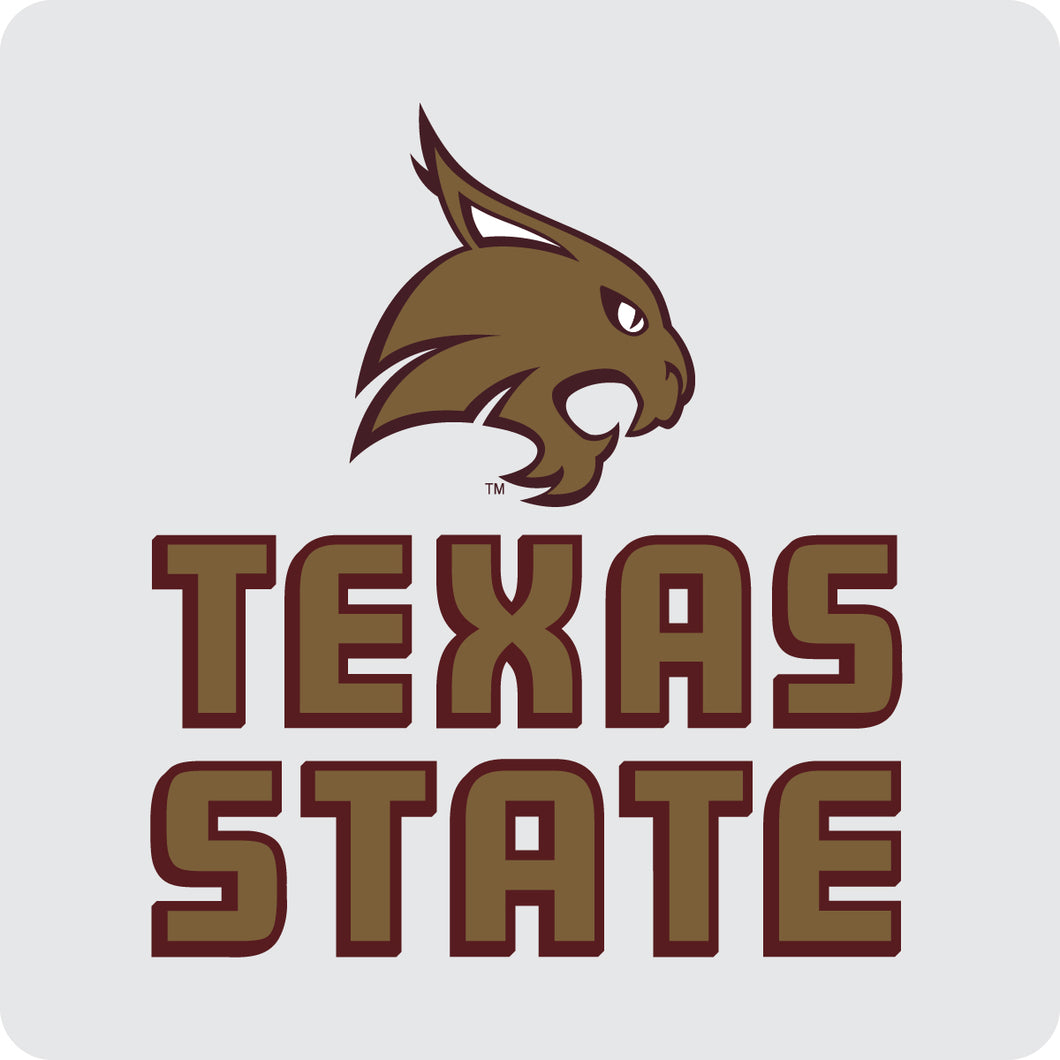 Texas State Bobcats Officially Licensed Coasters - Choose Marble or Acrylic Material for Ultimate Team Pride