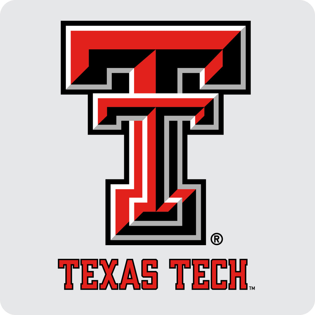 Texas Tech Red Raiders Officially Licensed Coasters - Choose Marble or Acrylic Material for Ultimate Team Pride