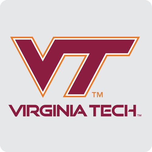Virginia Tech Hokies Officially Licensed Coasters - Choose Marble or Acrylic Material for Ultimate Team Pride