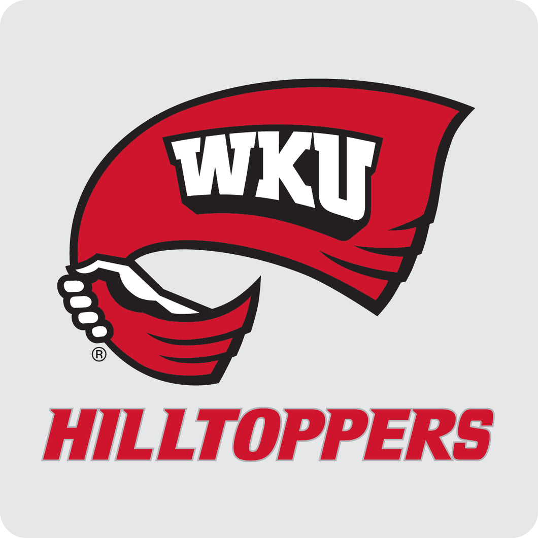 Western Kentucky Hilltoppers Officially Licensed Coasters - Choose Marble or Acrylic Material for Ultimate Team Pride
