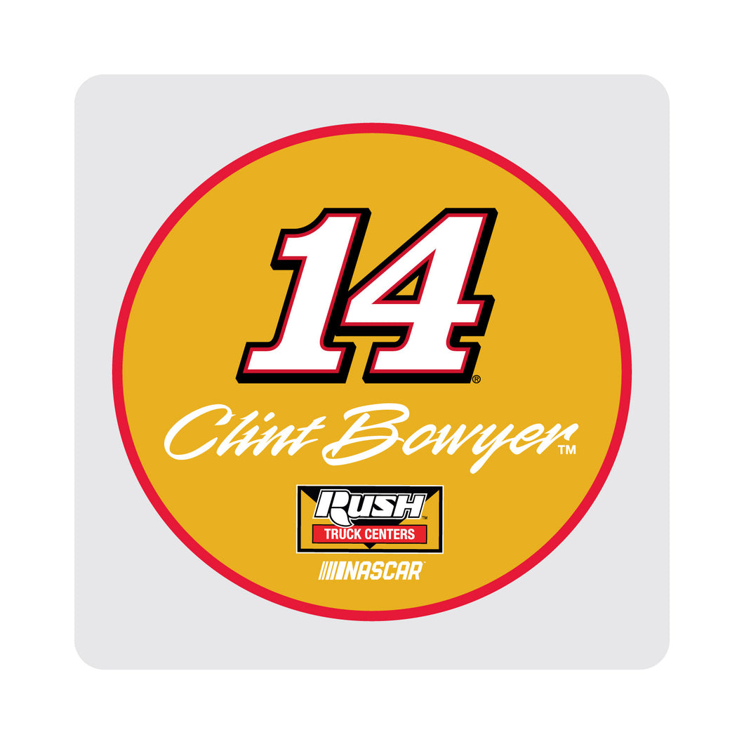 Clint Bowyer #14 Acrylic Coaster 2-Pack New For 2020