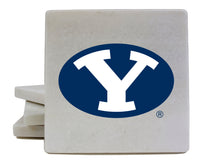Load image into Gallery viewer, Brigham Young Cougars Officially Licensed Coasters - Choose Marble or Acrylic Material for Ultimate Team Pride
