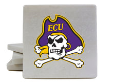 Load image into Gallery viewer, East Carolina Pirates Officially Licensed Coasters - Choose Marble or Acrylic Material for Ultimate Team Pride

