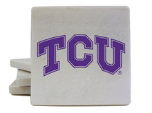 Load image into Gallery viewer, Texas Christian University Officially Licensed Coasters - Choose Marble or Acrylic Material for Ultimate Team Pride
