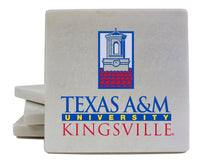 Load image into Gallery viewer, Texas A&amp;M Kingsville Javelinas Officially Licensed Coasters - Choose Marble or Acrylic Material for Ultimate Team Pride
