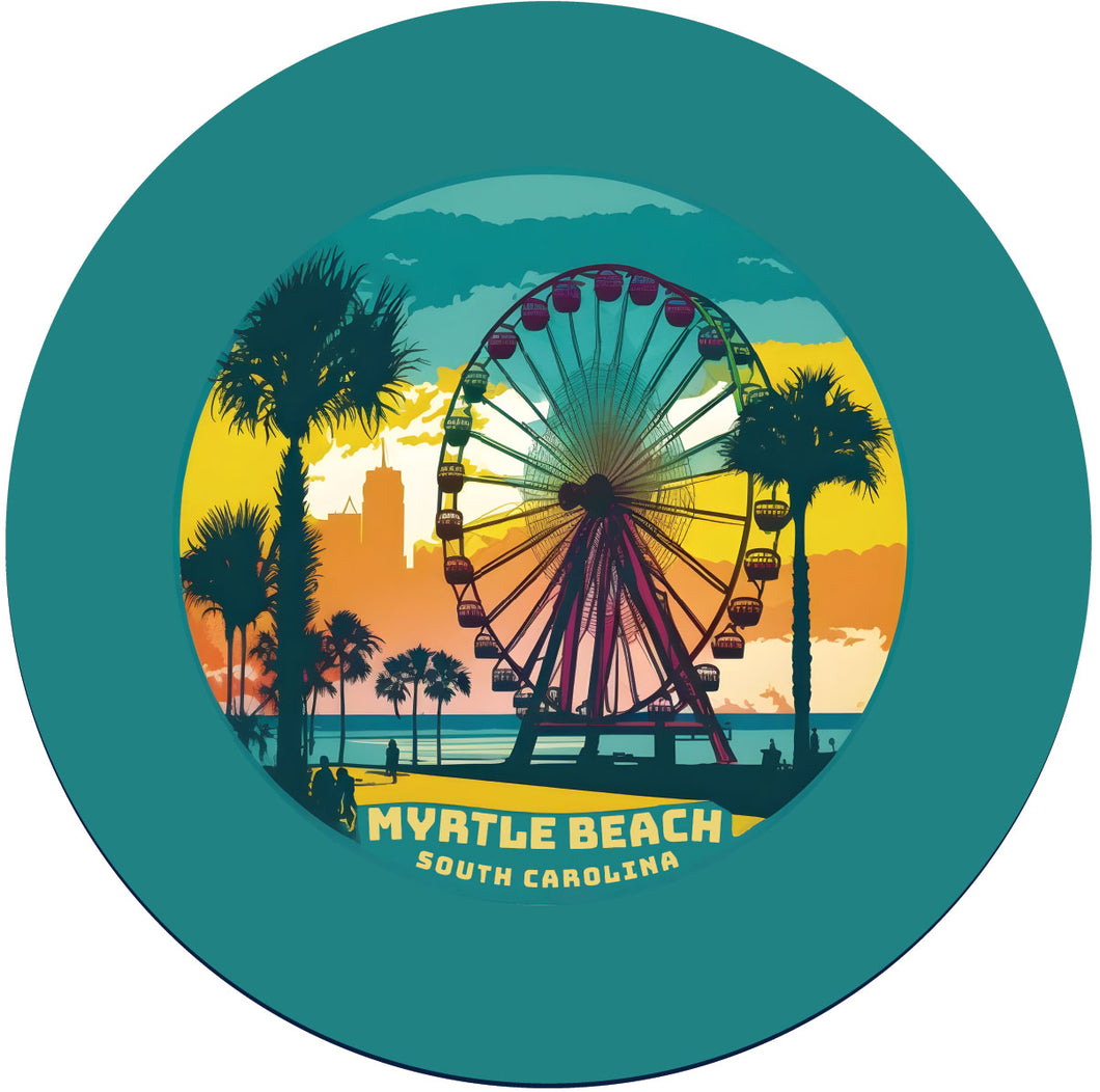 Myrtle Beach South Carolina Souvenir Coaster Paper
