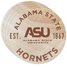 Load image into Gallery viewer, Alabama State University Officially Licensed Coasters - Choose Marble or Acrylic Material for Ultimate Team Pride
