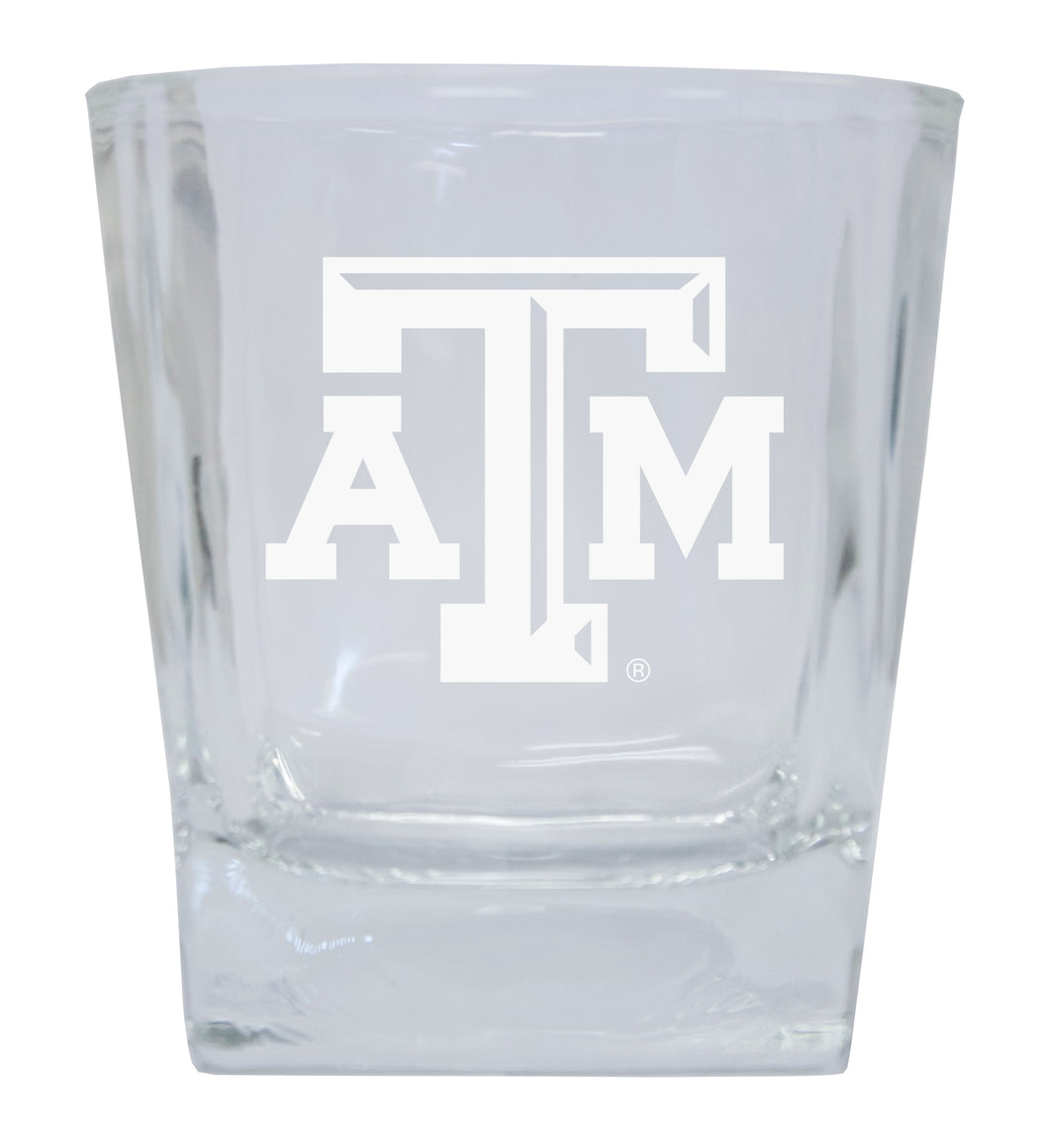 Texas A&M Aggies Alumni Elegance - 5 oz Etched Shooter Glass Tumbler 4-Pack