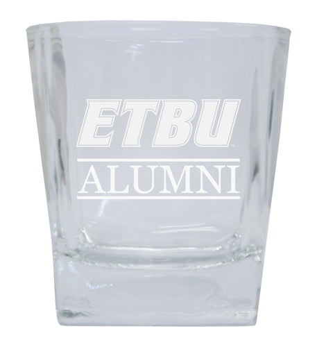 East Texas Baptist University Alumni Elegance - 5 oz Etched Shooter Glass Tumbler 4-Pack