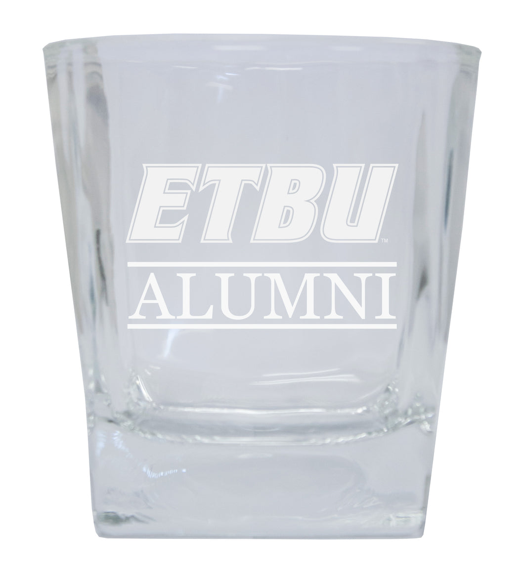 East Texas Baptist University Alumni Elegance - 5 oz Etched Shooter Glass Tumbler 2-Pack