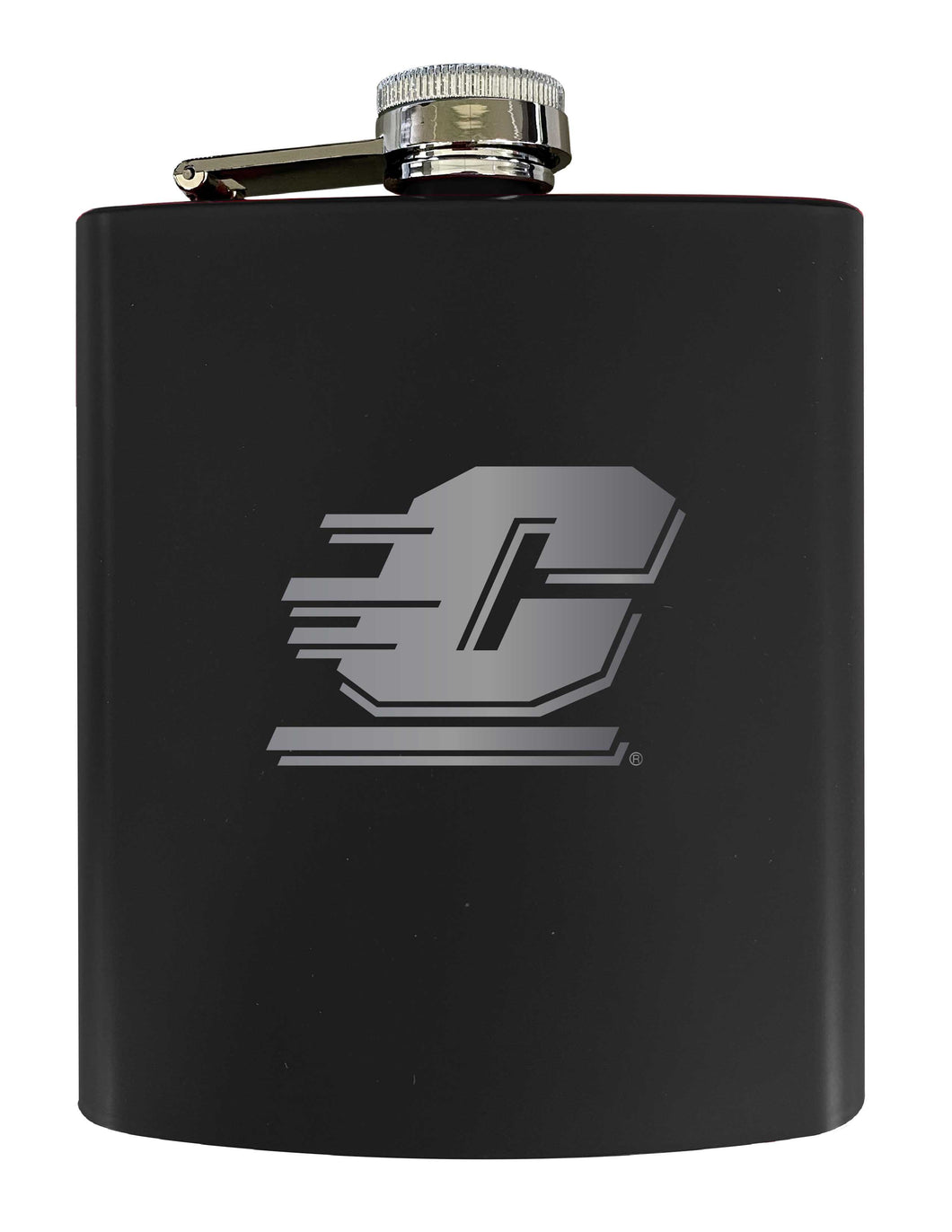 Central Michigan University Stainless Steel Etched Flask 7 oz - Officially Licensed, Choose Your Color, Matte Finish