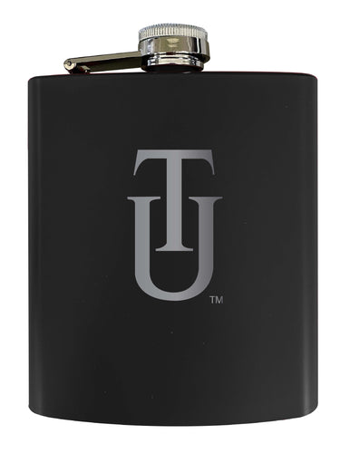 Tuskegee University Stainless Steel Etched Flask 7 oz - Officially Licensed, Choose Your Color, Matte Finish