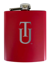 Load image into Gallery viewer, Tuskegee University Stainless Steel Etched Flask 7 oz - Officially Licensed, Choose Your Color, Matte Finish
