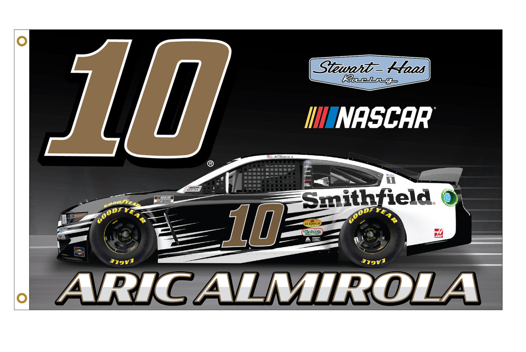Aric Almirola #10 NASCAR Cup Series 3x5 Flag New for 2021