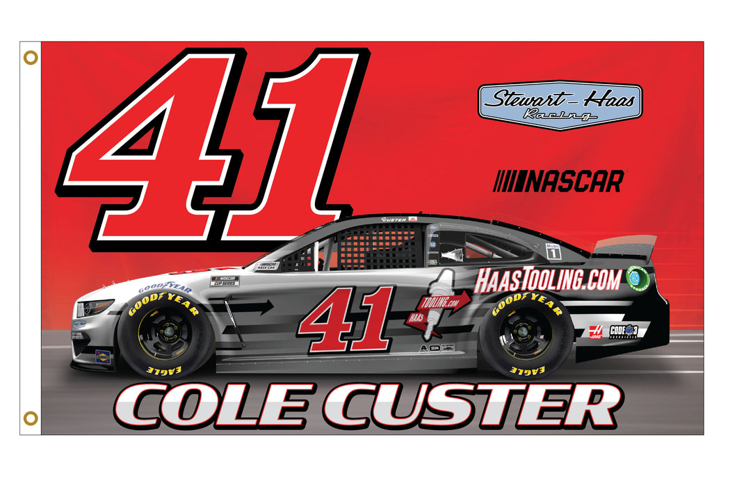 Cole Custer #41 NASCAR Cup Series 3x5 Flag New for 2021