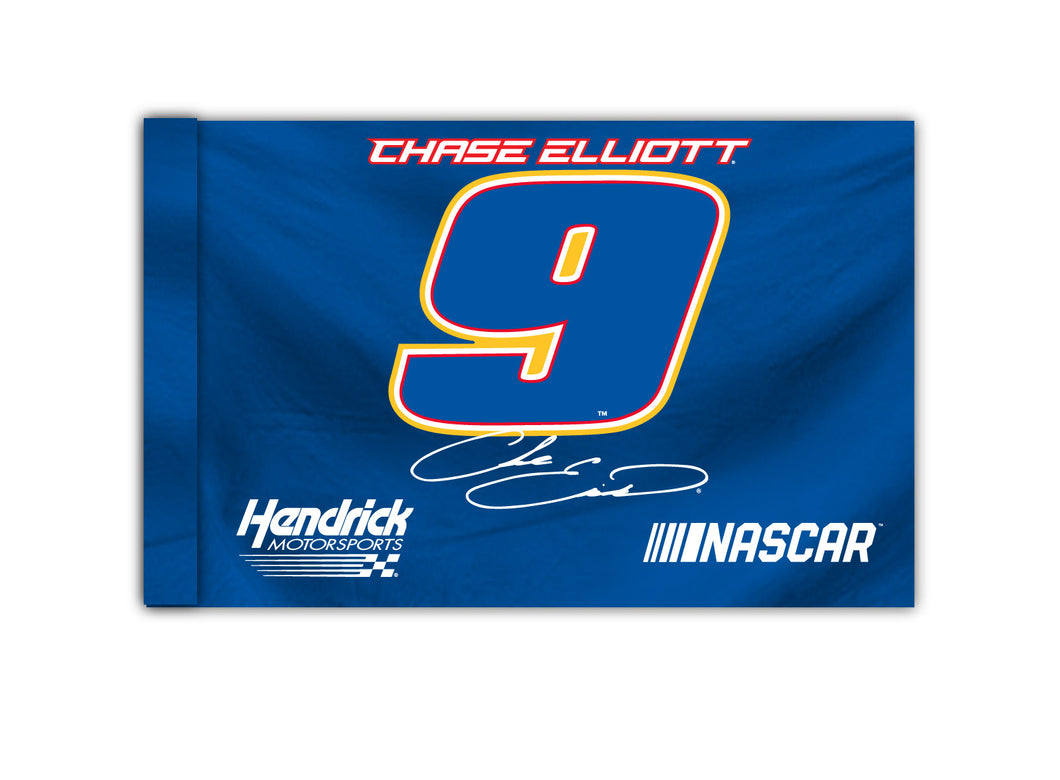 R and R Imports, Inc Chase Elliott #9 3' x 5' Flag with Car New for 2020